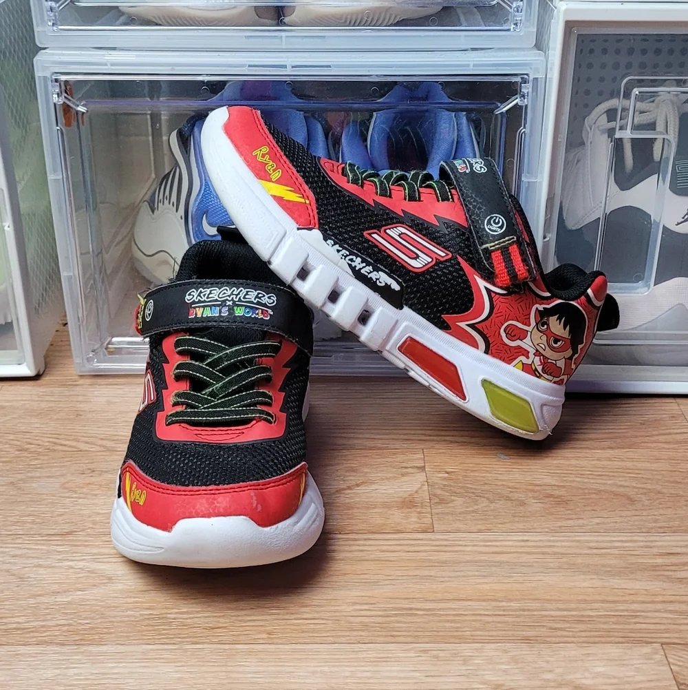 Skechers Kids' Red and Black Shoes
